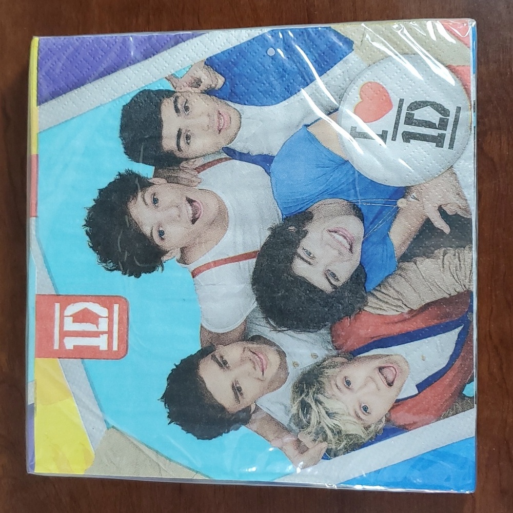 One Direction Birthday Party 16 Napkins Theme NEW!